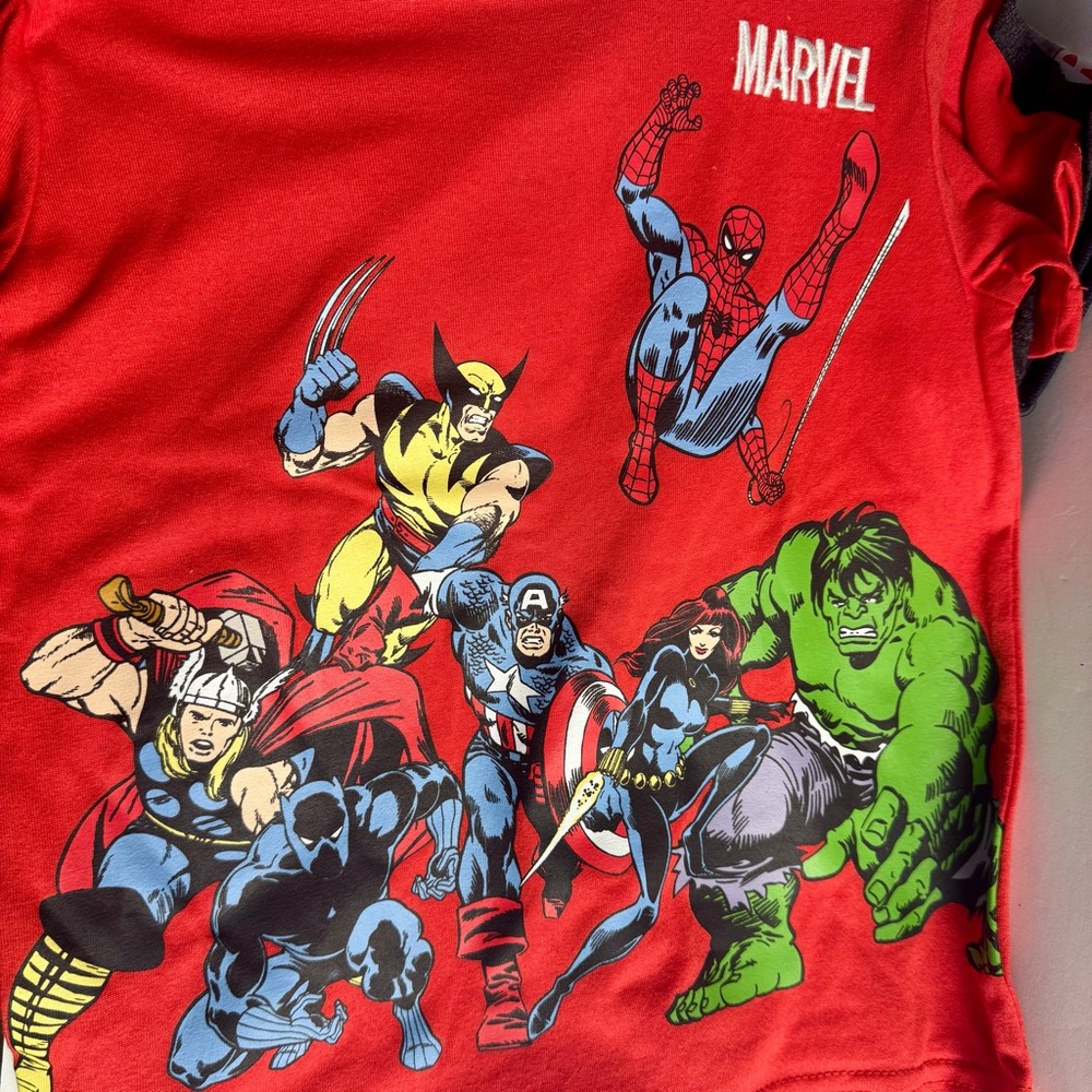 Size 4T 
Marvel Avengers X-Men Kids 5-piece Set - Picture 3 of 10